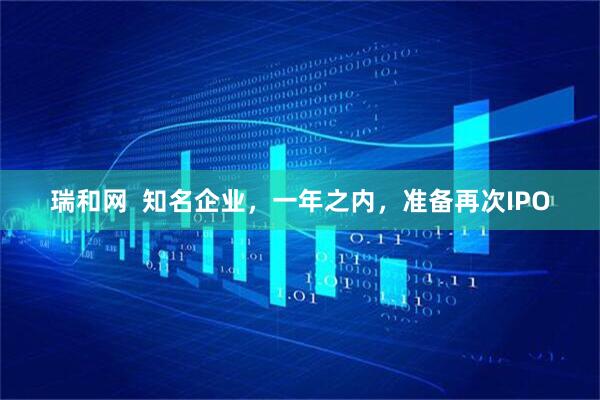 瑞和网  知名企业，一年之内，准备再次IPO